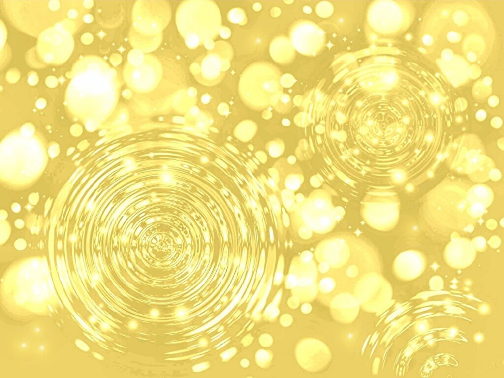 金色キラキラの水面
