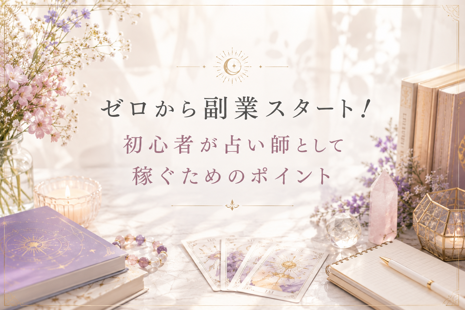 ゼロから副業スタート！初心者が占い師として稼ぐためのポイント