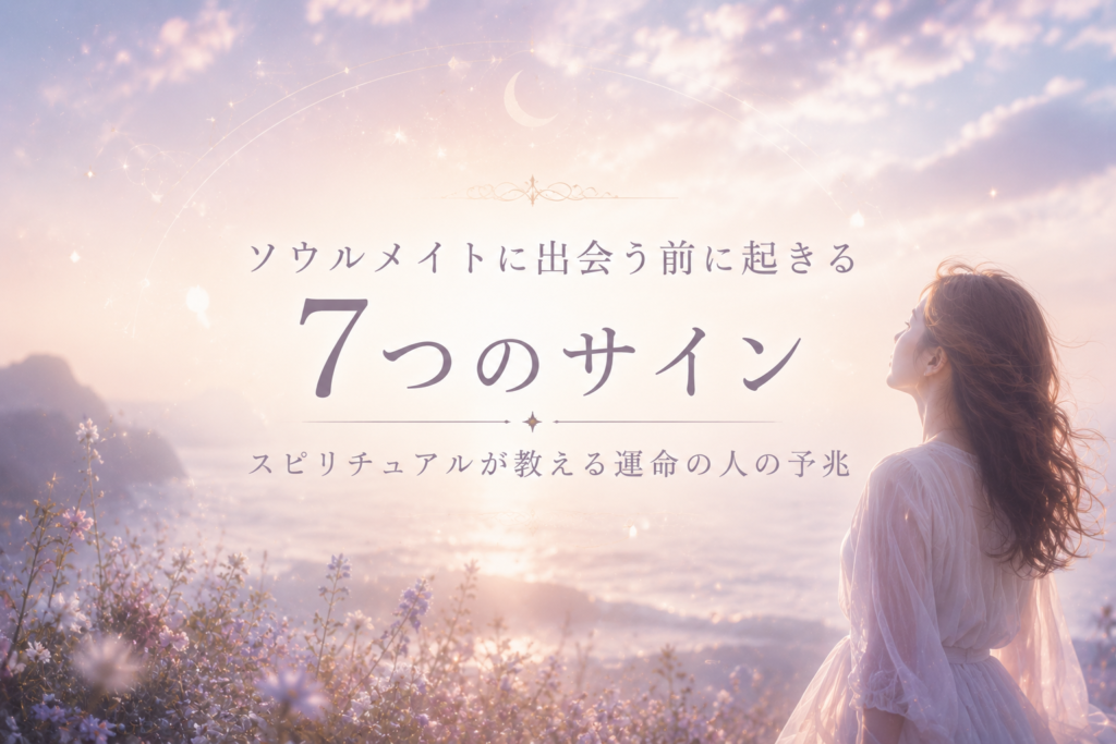 ソウルメイトに出会う前に起きる7つのサイン