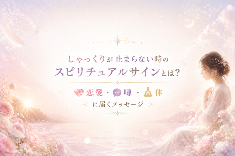 しゃっくりが止まらない時のスピリチュアルサインとは？恋愛・噂・体に届くメッセージ