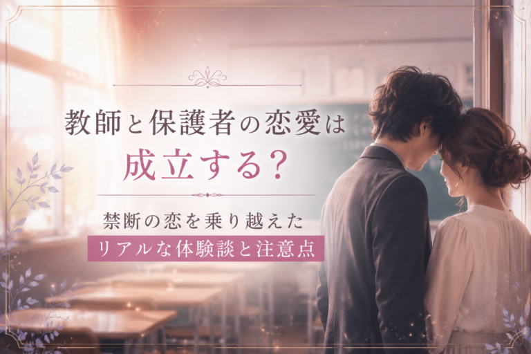 教師と保護者の恋愛は成立する？