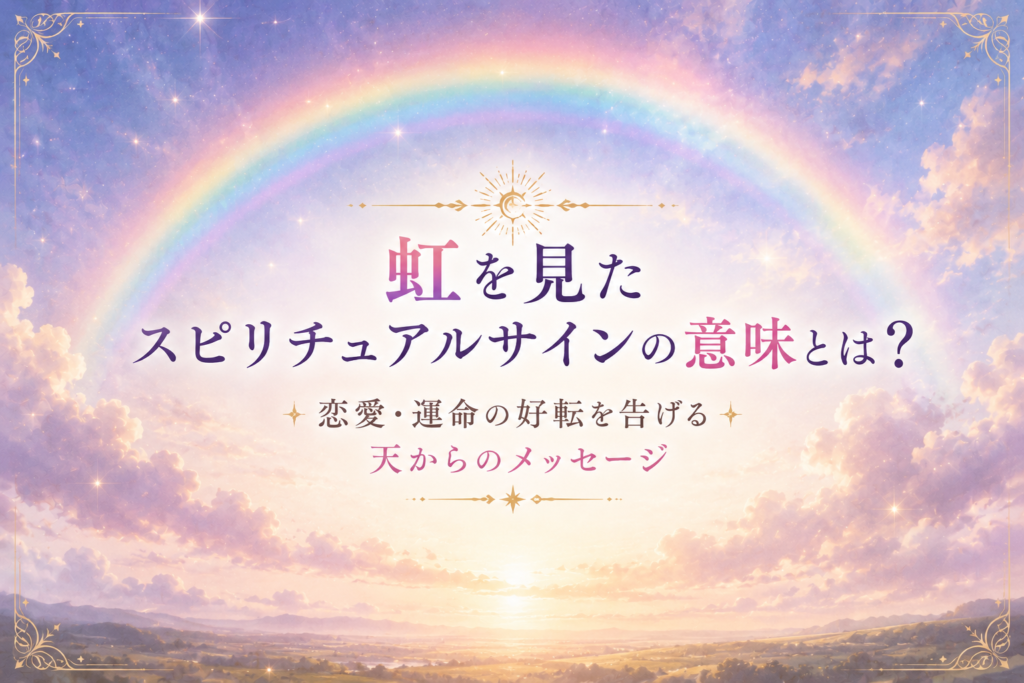 虹を見たスピリチュアルサインの意味は?