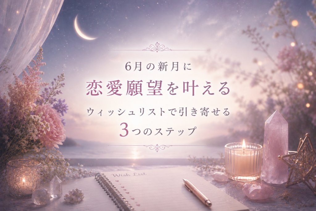 6月の新月に恋愛願望を叶える